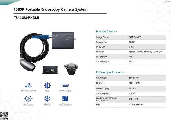 Купить TUYOU TU-1080 1080P Portable Medical Endoscope Camera with HDMI/SDI онлайн изготовление