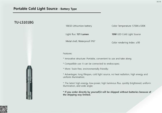 Купить Медицинский светодиодный портативный источник холодного света Tuyou TU-LS101BG 10W USB для ЛОР онлайн изготовление