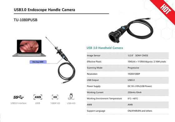 Купить 1080P FHD Medical Endoscope Camera with SONY CMOS Sensor and Auto White Balance онлайн изготовление