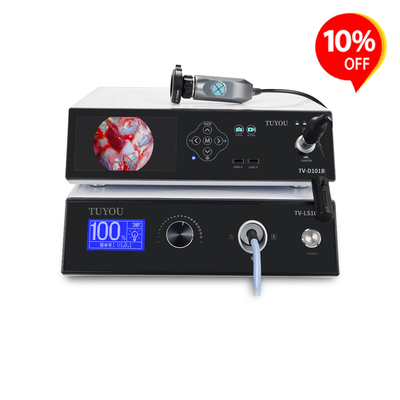 FHD Medical Endoscope Camera with Cold Light Tower for ENT Dr and Laparoscopic Urology Surgeries
