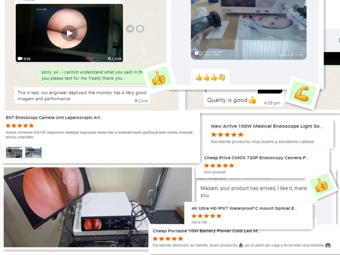 Full HD Эндоскопическая медицинская камера 100 Вт Источник света для ЛОР Урология Гинекология Офтальмология 3